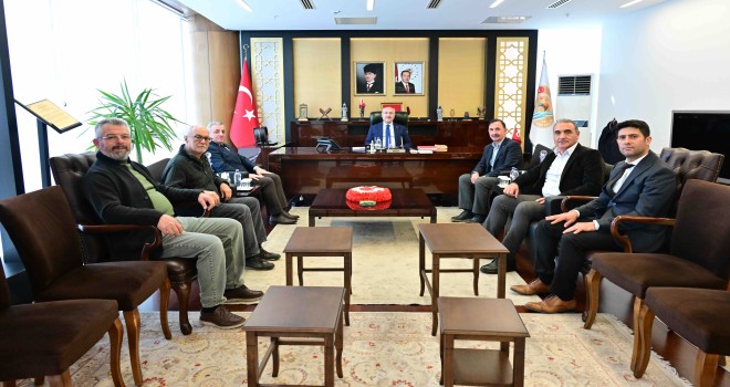 Atilla Güler, Vali Yavuz Selim Köşger'i ziyaret etti