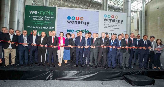 We-Cycle Çevre ve Geri Dönüşüm Teknolojileri Fuarı kapılarını açtı