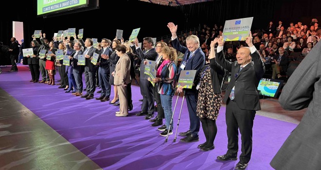 İzmir’e ''AB Şehirler Misyonu Etiketi'' ödülü