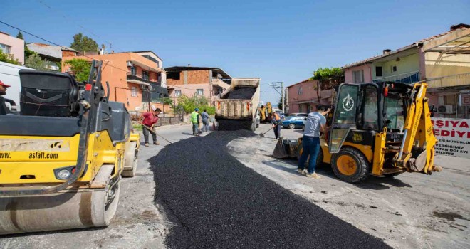 Karşıyaka kendi asfaltını üretiyor