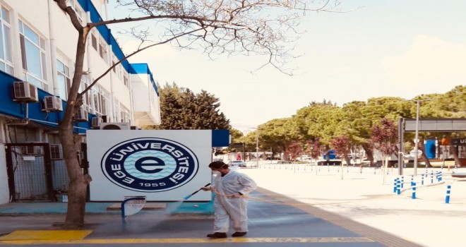 Ege Üniversitesi Tıp Fakültesi tedbiri elden bırakmıyor