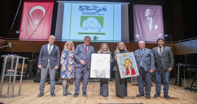 Eflatun Nuri Ulusal Karikatür Yarışması’nda ödüller sahiplerini buldu