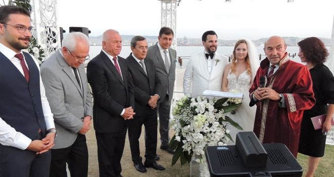 CHP Başkanı Serdar Koç'un kızı evlendi..