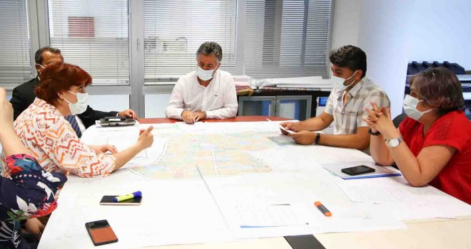 Başkan Sandal'ın gündemi kentsel dönüşüm