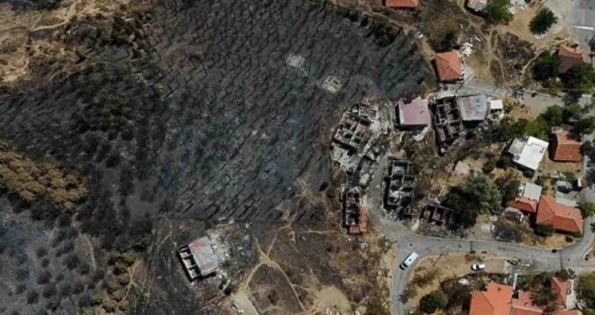 Yamanlar Dağı'ndaki yangın alanı imar planına dahil edildi