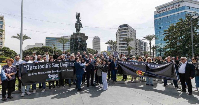 Başkan Tugay’dan gazetecilere destek