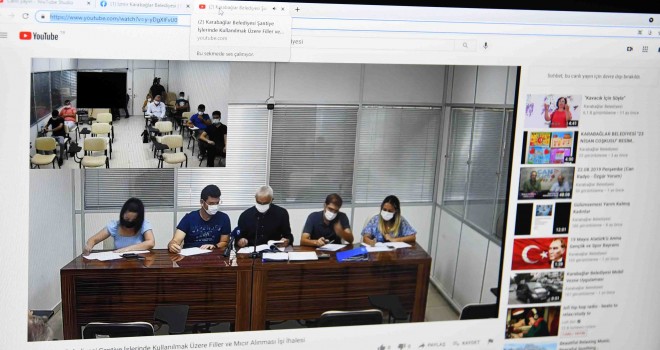 Karabağlar Belediyesi ihaleleri canlı yayınlanıyor