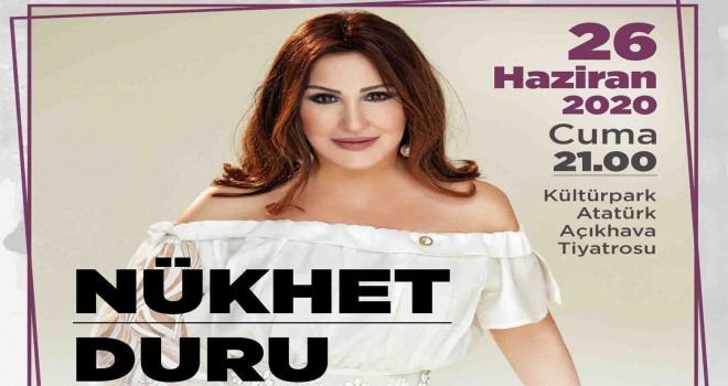 Nükhet Duru konserini 1000 kişi izleyebilecek