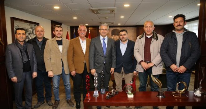 3 Meslek odasından Karşıyaka Belediyesi'ne ziyaret