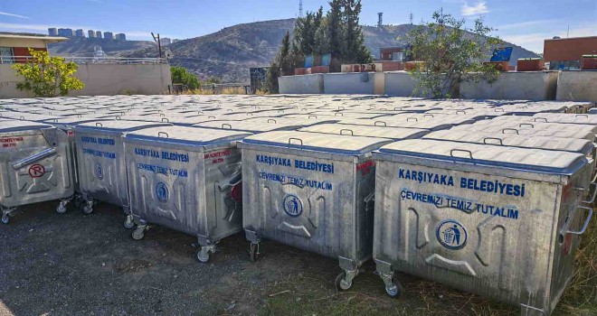 Karşıyaka'ya 460 yeni çöp konteyneri