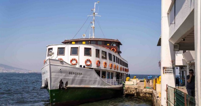 Bergama Vapuru ile İzmir Körfezi turları başlıyor