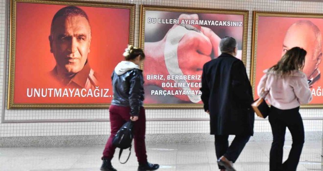 İzmir, Fethi Sekin ve Musa Can'ı unutmadı