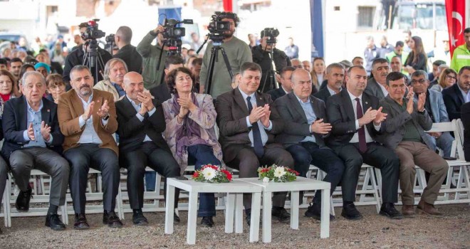 Soyer ve Tugay Örnekköy 5.etabının temelini beraber attı