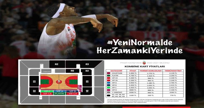 Pınar Karşıyaka'da VIP kombine yenileme dönemi başladı