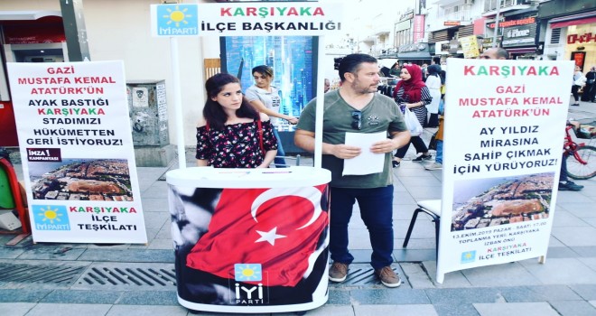 Karşıyaka Stadı için beş günde 3505 imza topladılar
