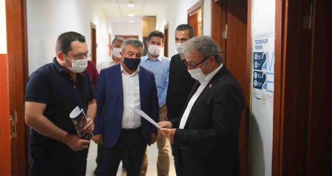 Başkan İduğ’dan şantiye denetlemesi