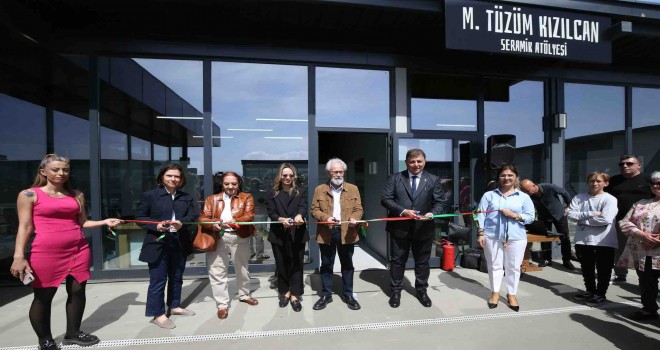 Çatı Bostanlı’da Mehmet Tüzüm Kızılcan Seramik Atölyesi kuruldu