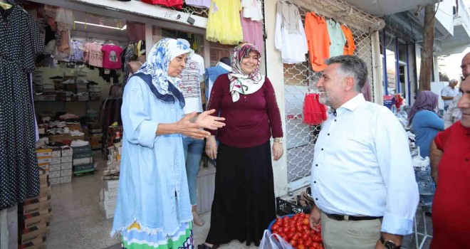 Başkan Sandal, mahalle gezilerine devam ediyor