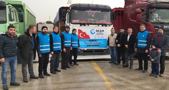 Karşıyaka Beşir Derneği’nden Suriye’ye yardım eli