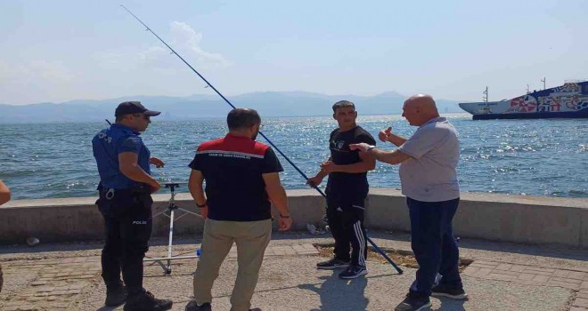 Amatör balıkçılara denetim...
