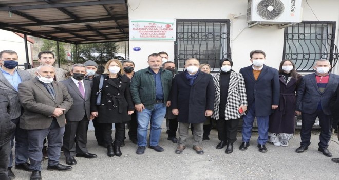 Ak Parti İl Başkanı Sürekli'den Karşıyaka'da ziyaretler