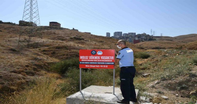 Karabağlar’da kaçak molozla mücadele sürüyor