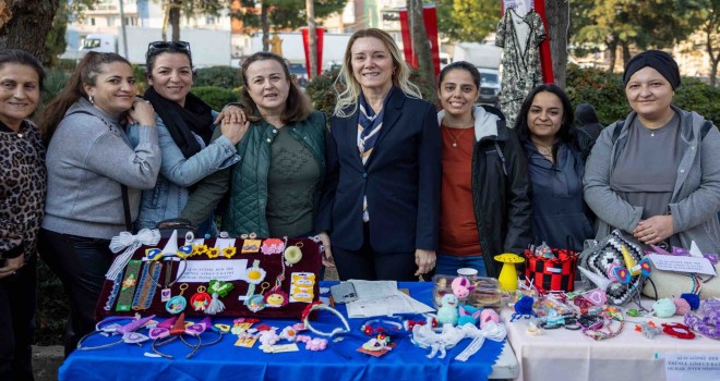 Konak’tan üreten kadınlara destek