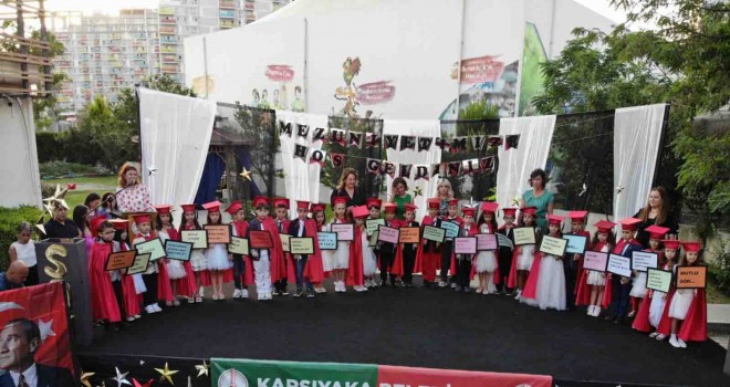 Karşıyaka'nın anaokullarında yıl sonu coşkusu