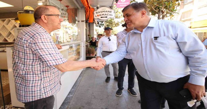 Cemil Tugay esnaf ziyaretlerine devam ediyor