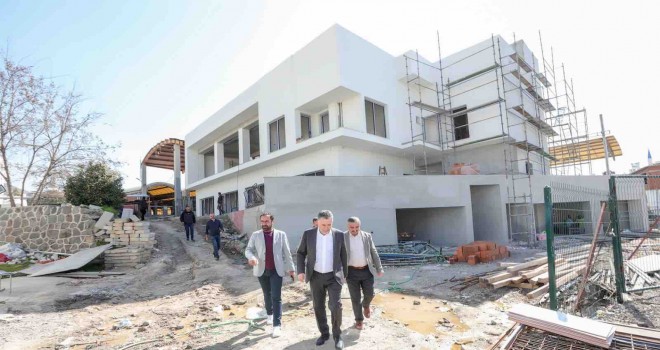 Bayraklı’nın yeni kültür merkezinde sona gelindi