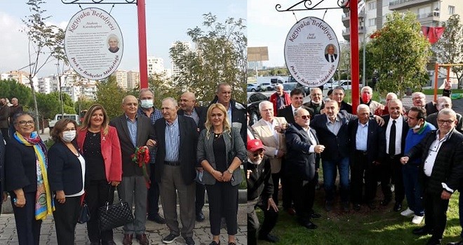 Karşıyakalı iki efsane adına park