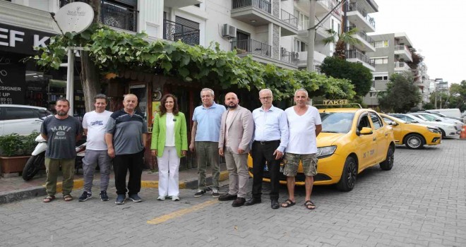 Başkan Ünsal’dan taksi duraklarına bayram ziyareti