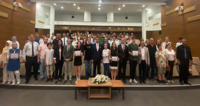 LGS'de tam puan alan öğrenciler bir araya geldi