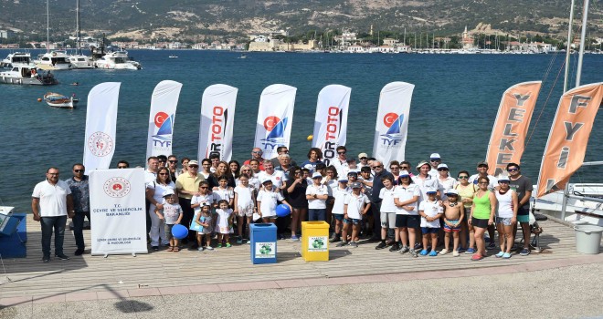 Çevreci Yelkenciler iş başında