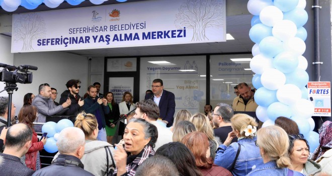 Seferihisar'da ''Yaş Alma Merkezi'' hizmete açıldı