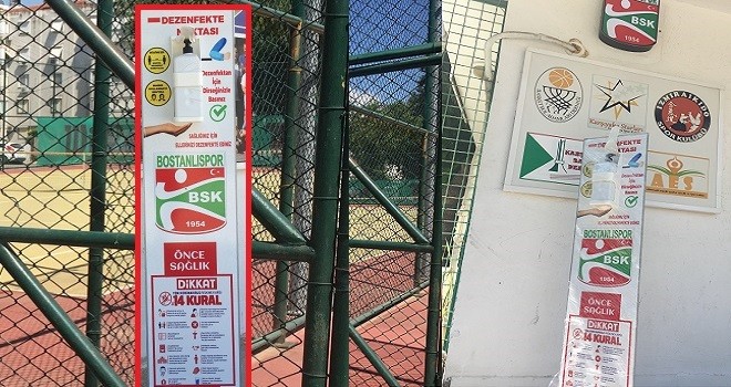 Bostanlıspor tüm sağlık önlemlerini aldı