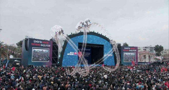 Temel atma töreni tarihe geçti