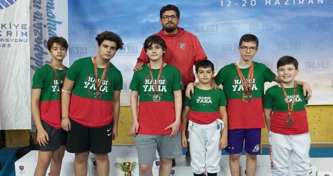 Karşıyaka eskrimde Türkiye 2.'si oldu