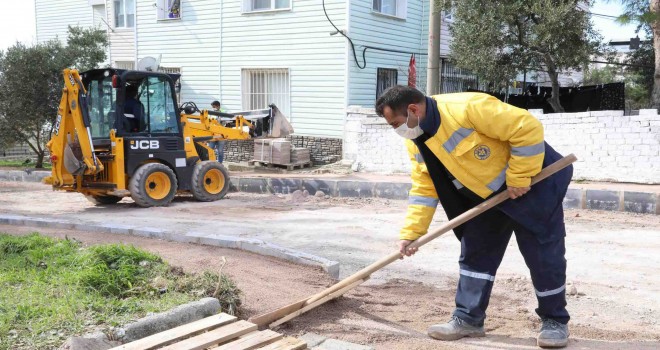 Buca’ya 2 yılda 117 bin metrekare kilit parke, 25 bin kilometre kaldırım