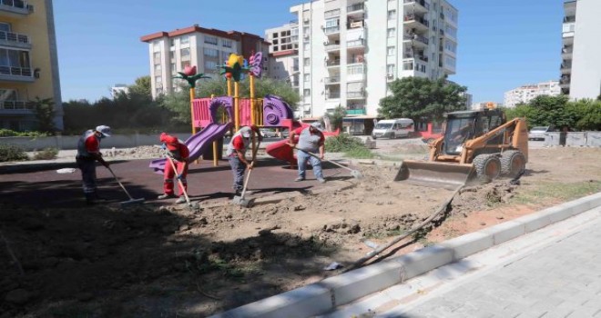 Bayraklı'ya 2 park 2 yeşil alan daha