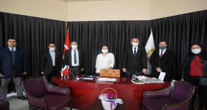 DSP İzmir İl Başkanlığı'ndan İGC'ye ziyaret