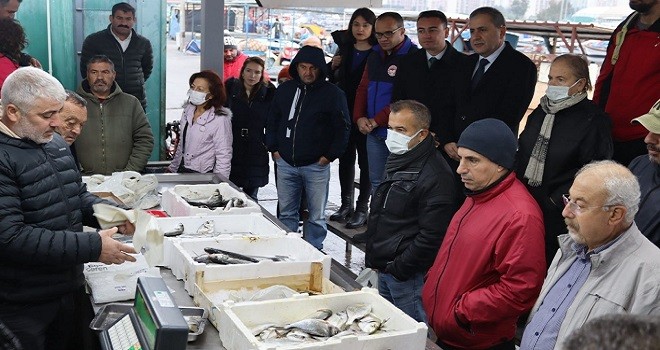 Kaymakam Demir, Balıkçı Barınağı'nı ziyaret etti