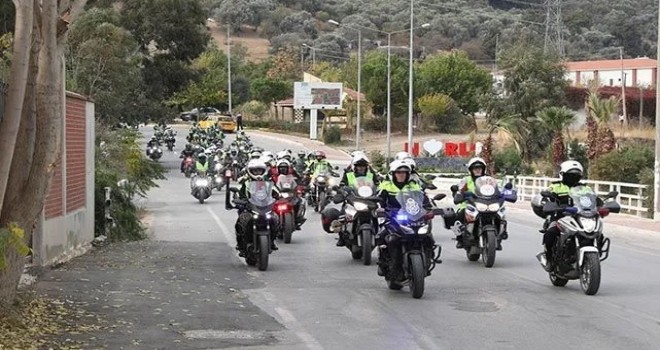 Narlıdere'den Karşıyaka'ya organ bağışı için motosiklet turu