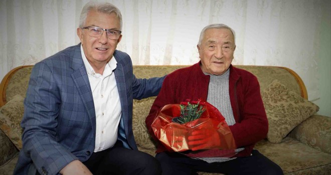 Başkan Eriş’ten Köy Enstitülü öğretmenlere vefa ziyareti