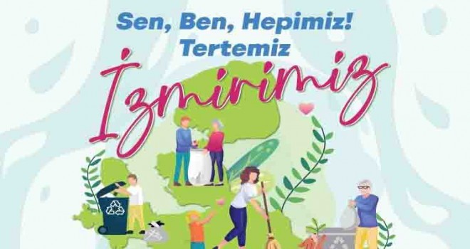 İzmir 20 Ağustos’ta temizlik için sokakta