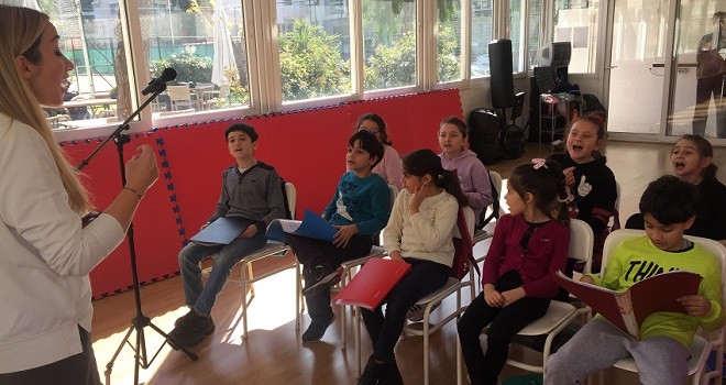 Karşıyaka Çocuk Korosu’nda konser hazırlığı…