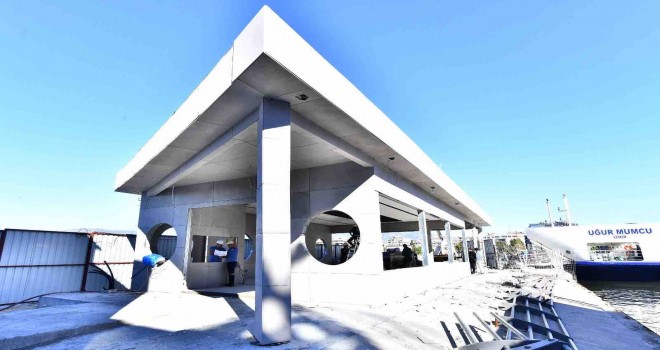 Bostanlı İskelesi yenileniyor