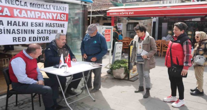 Foçalılardan imza kampanyası