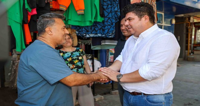 Başkan Kılıç esnaf ziyaretlerinde hız kesmiyor