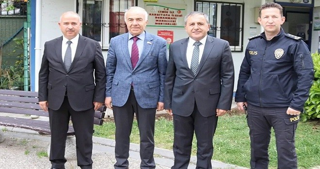 Kaymakam Demir, Muhtar Zenginer'i ziyaret etti